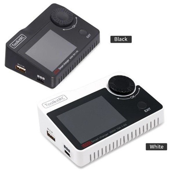 ToolkitRC M8S 400W 18A Color Screen Balance RC Charger Discharger for 1-8S Lipo LiHV Life Lion NiMh Pb Battery